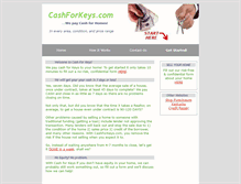 Tablet Screenshot of cashforkeys.com